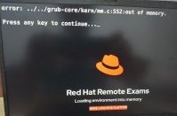 Mengatasi Error Boot Grub Out of Memory pada Red Hat Remote Exam Live ISO USB